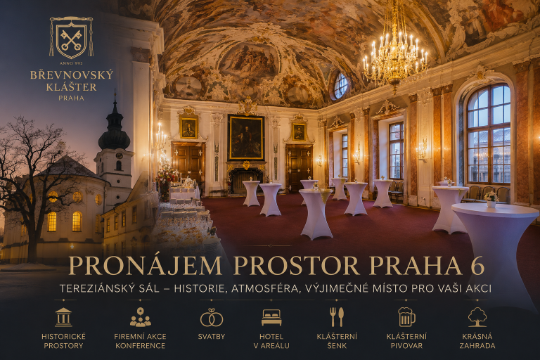 Pronájem prostor Praha 6 | Břevnovský klášter Praha