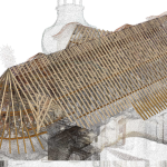 Digitální vizualizace historického krovu v Břevnovském klášteře