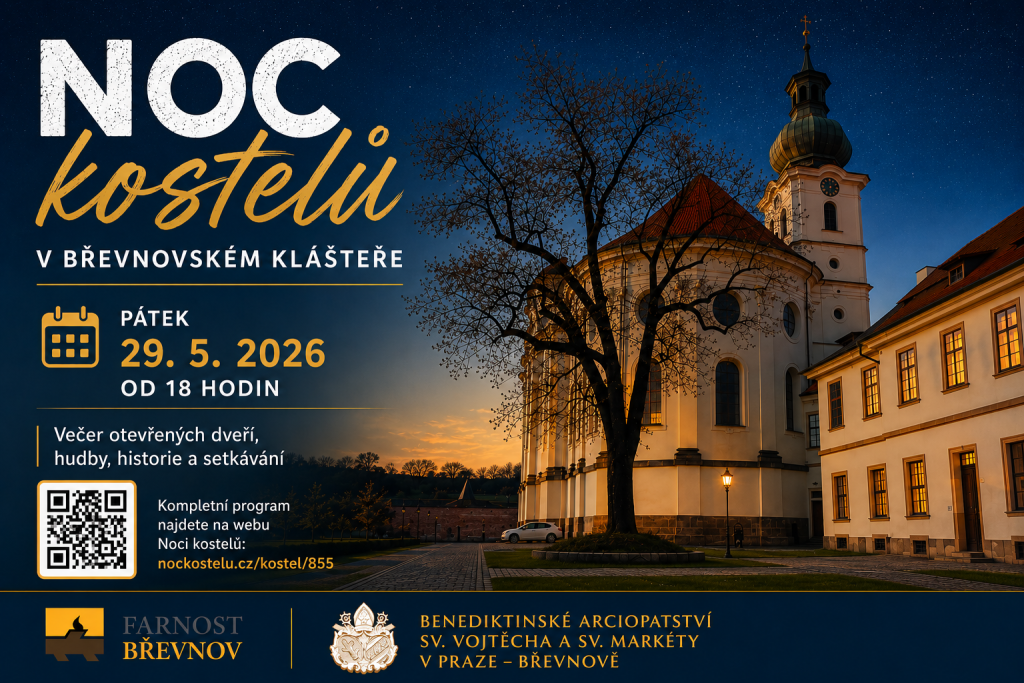 Noc kostelů 29. 05. 2026 od 18:00 | Břevnovský klášter